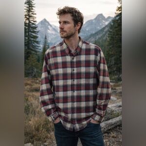 Weatherproof Original Vintage Flannel Button Down Shirt